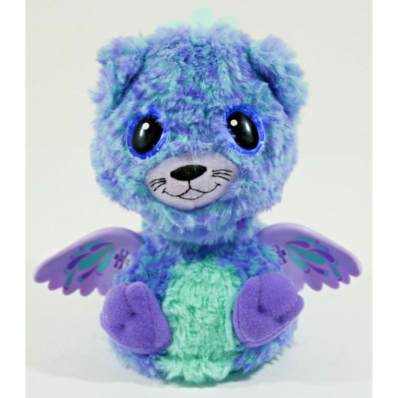Lot of 3 Hatchimals Surprise Peacat Interactive Creatures Toys Blue Purple Teal - Picture 5 of 7